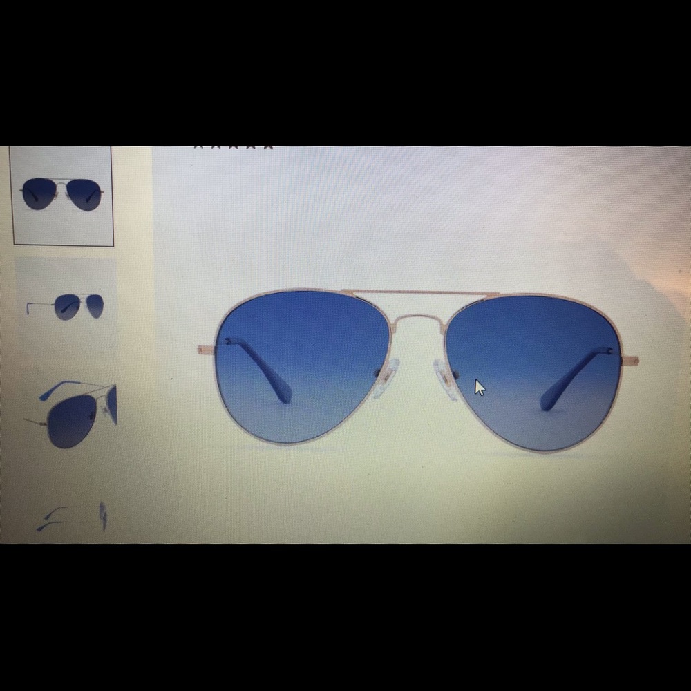 New DIFF Cruz Aviator Sunglasses.